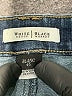 White House Black Market Chevron-herringbone Blue Jeans Size 4S - photo 7