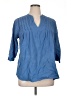 Lane Bryant Blue 3/4 Sleeve Blouse Size 14 - photo 1