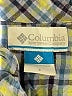 Columbia Plaid Blue 3/4 Sleeve Button-Down Shirt Size 5 - photo 7