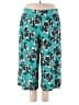 Lane Bryant Floral Teal Casual Pants Size 22 - 24 Plus - photo 1