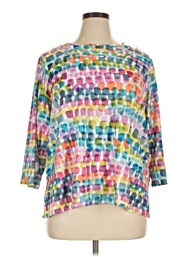 Alfred Dunner 3/4 Sleeve Blouse