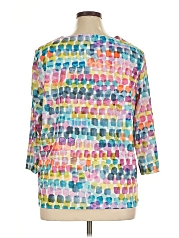 Alfred Dunner 3/4 Sleeve Blouse (view 2)
