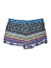 Bebop 100% Rayon Print Blue Shorts Size L - photo 2