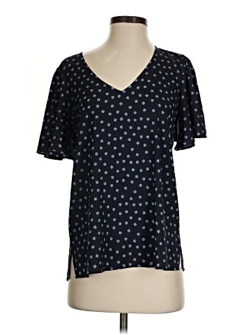 Ann Taylor Short Sleeve Blouse (view 1)