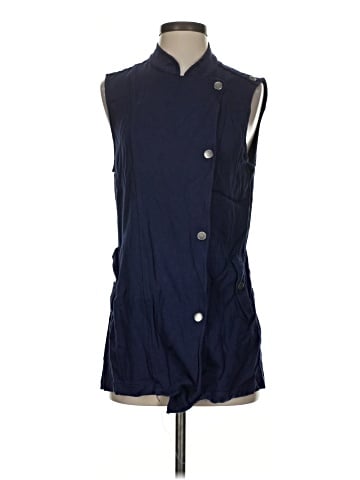 Simply Noelle Sleeveless Button-Down Shirt (view 1)