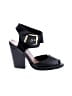 Vince Camuto 100% Leather Black Sandals Size 6 1/2 - photo 1