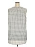 Carolina Belle Silver Sleeveless Blouse Size 2X - photo 2