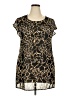 Alfani Graphic Black Casual Dress Size XXL (estimated) - photo 1