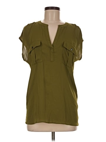 Ann Taylor Factory Short Sleeve Blouse (view 1)