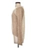JJ Basics Metallic Tan Pullover Sweater Size S - photo 5