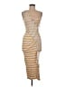 Win Win Tan Cocktail Dress Size M - photo 1