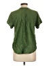 Old Navy 100% Rayon Green Short Sleeve Blouse Size L - photo 2