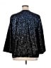 Bob Mackie 100% Polyester Blue Jacket Size 1X - photo 2