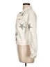 Blue B 100% Cotton Stars Ivory Jacket Size L - photo 5