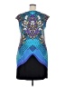 ILE New York Graphic Blue Cocktail Dress Size 18 - photo 2