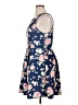 Xhilaration Floral Blue Casual Dress Size XL - photo 5
