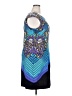ILE New York Graphic Blue Cocktail Dress Size 18 - photo 4