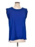 Pleione 100% Polyester Blue Sleeveless Blouse Size L - photo 1