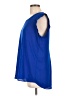 Pleione 100% Polyester Blue Sleeveless Blouse Size L - photo 5