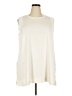 Active by Old Navy Ivory Sleeveless T-Shirt Size 2X - photo 1