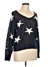 Olivaceous 100% Acrylic Stars Blue Pullover Sweater Size L - photo 1