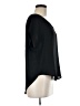 Lush 100% Polyester Black Short Sleeve Blouse Size M - photo 4