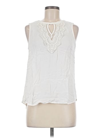 Pale Sky Sleeveless Blouse (view 1)