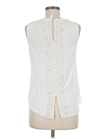 Pale Sky Sleeveless Blouse (view 2)