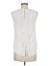 Pale Sky 100% Rayon Ivory Sleeveless Blouse Size M - photo 2