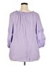 Unique Spectrum Purple 3/4 Sleeve Blouse Size 2X - photo 2