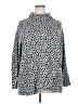 Chelsea & Theodore Silver Turtleneck Sweater Size 2X - photo 1