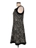 Chaps Animal Print Black Cocktail Dress Size L - photo 5