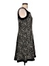 Chaps Animal Print Black Cocktail Dress Size L - photo 4