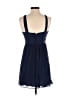 David's Bridal 100% Polyester Solid Blue Cocktail Dress Size 12 - photo 2
