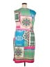 Mlle Gabrielle Print Pink Casual Dress Size 2X - photo 2