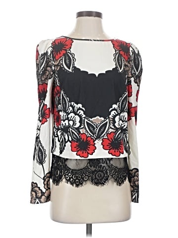 Bebe 3/4 Sleeve Blouse (view 1)