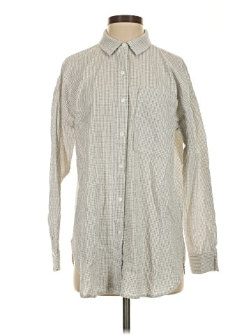 Eileen Fisher Long Sleeve Button-Down Shirt (view 1)