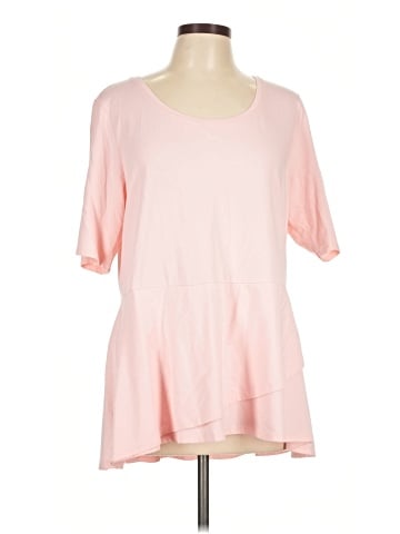 Isaac Mizrahi LIVE! Short Sleeve Blouse (view 1)