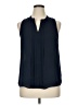 41Hawthorn 100% Polyester Blue Sleeveless Blouse Size XL - photo 1