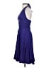 Cache 100% Polyester Blue Cocktail Dress Size 2 - photo 5