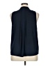41Hawthorn 100% Polyester Blue Sleeveless Blouse Size XL - photo 2