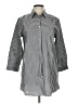 Lands' End 100% Cotton Checkered-gingham Black 3/4 Sleeve Button-Down Shirt Size 10 (tall) - photo 1
