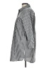 Lands' End 100% Cotton Checkered-gingham Black 3/4 Sleeve Button-Down Shirt Size 10 (tall) - photo 5