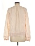 Point Sur 100% Cotton Ivory Long Sleeve Blouse Size M - photo 2