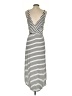 Bebe Stripes Silver Casual Dress Size XS - photo 2