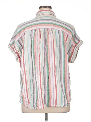 Time and Tru Short Sleeve Button-Down Shirt (view 2)