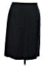J.Crew 100% Wool Solid Black Wool Skirt Size 6 - photo 1