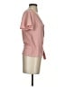 Caution to the Wind Pink Short Sleeve Blouse Size S - photo 4