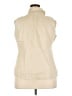 Buttons Tan Sleeveless Button-Down Shirt Size 2X - photo 2