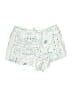 Olivia Grey 100% Rayon Print White Shorts Size M - photo 1